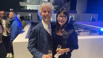 Bruce Shadbolt and partner Shirley Yuen have purchased an apartment in Wollongong's 'Eclipse' project. Picture: Brendan Crabb